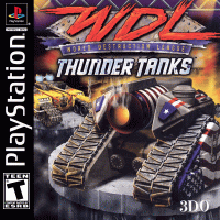 World Destruction League: Thunder Tanks Playstation  box art